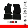 thumbnail image 2 of Ikon Motorsports Compatible with 08-11 Subaru Impreza OE Factory Style Black Nylon Carpet Car Floor Mats Front Rear 4pc 2008 2009 2010 2011, 2 of 8