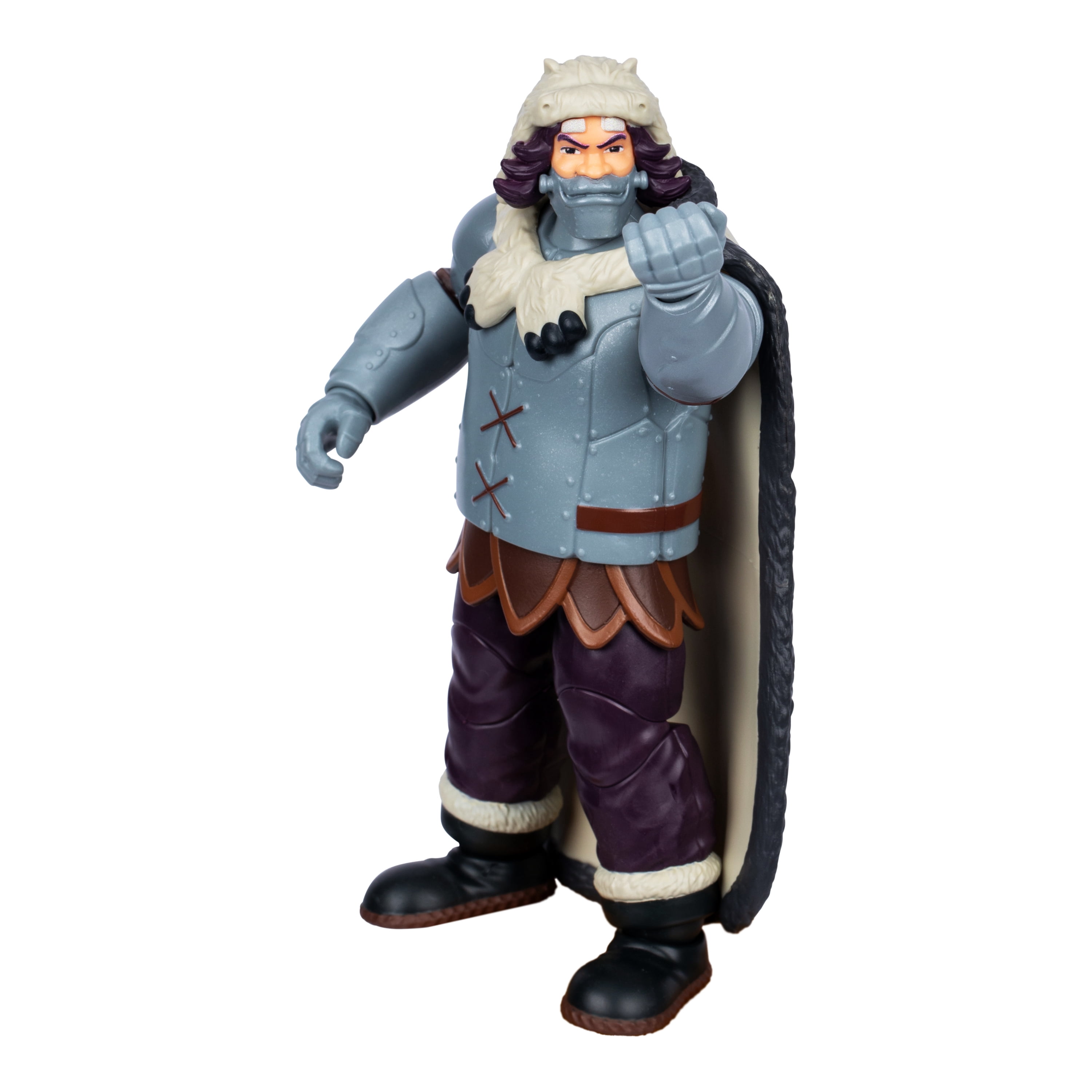 One Piece Wapol, 6.5″ Action Figure with 4 Accessories. Includes Swappable Cannon Head, Detachable Arm Cannon, Cape, and Berry Coin Display Base, Ages 4+