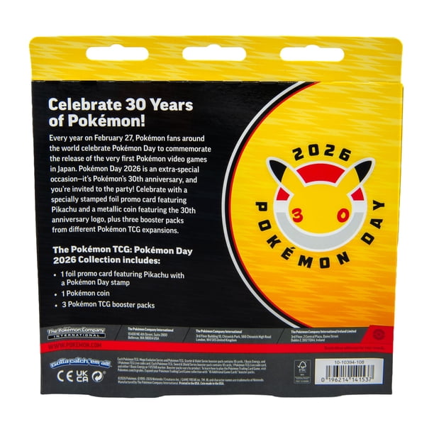 Pokemon Day 2026 Collection - Card sleeves for game stores