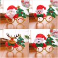 thumbnail image 2 of Gafas de dibujos animados de Navidad para adultos y niños, marco de Papá Noel, muñeco de nieve, árbol, adornos de Navidad para el hogar, regalo de juguete, suministro de Año Nuevo, 2 of 4