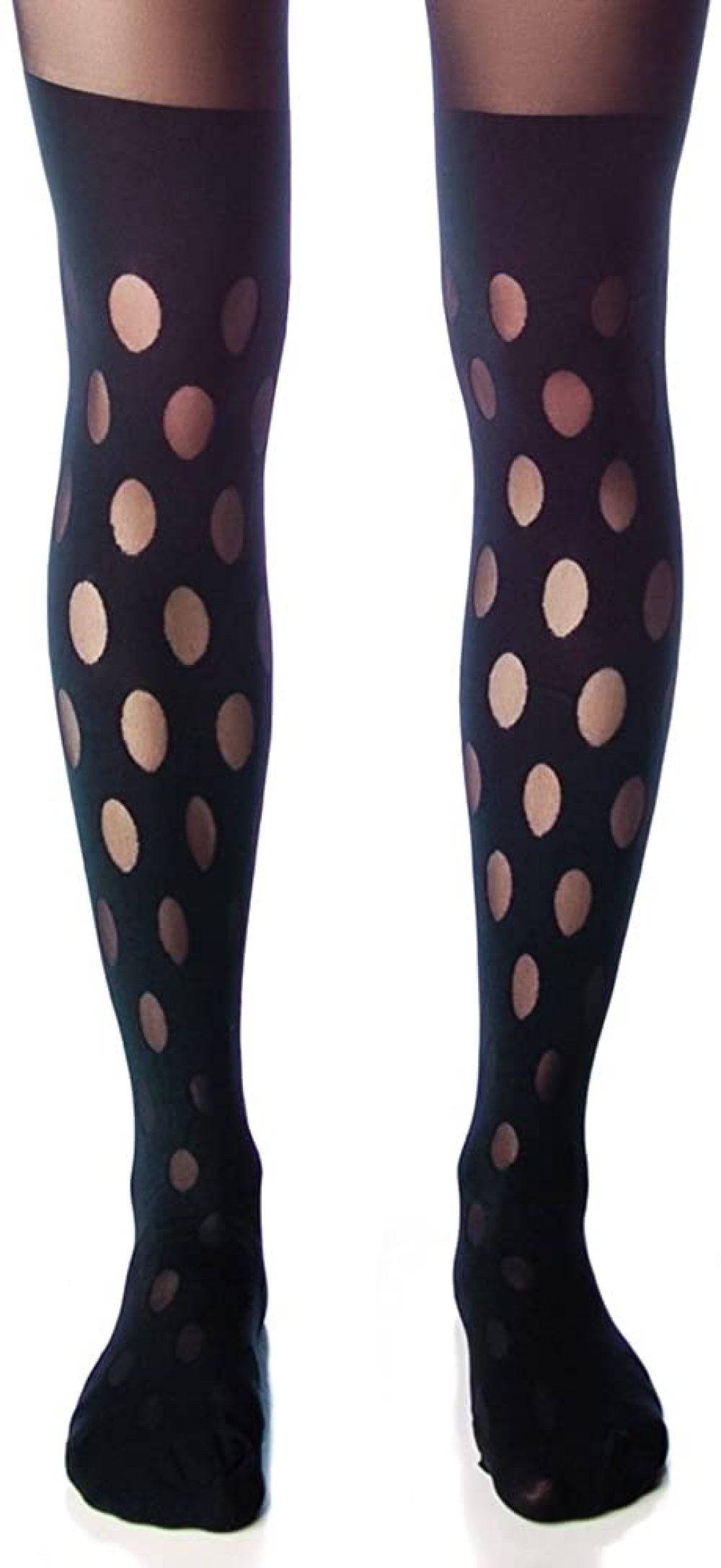 Holland Womens Reverse Polka Dot Tights 
