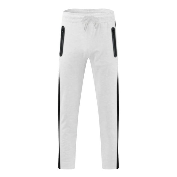 Vedolay Men Pants Casual Stretch Men's Casual Work Pants Cotton Relaxed Fit Pants with Multi Pockets,White XL