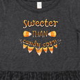 thumbnail image 4 of Inktastic Sweeter Than Candy Corn Halloween Girls Toddler Dress, 4 of 5