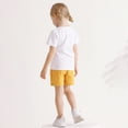 thumbnail image 5 of Younger Tree Baby Girl Summer Clothes Set Short Sleeve T-Shirt Shorts 2pcs Outfits for 6-7T, 5 of 7