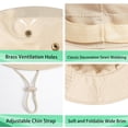 thumbnail image 3 of Sun Hats for Men Women Boonie Hat UPF 50+ Bucket Hat Wide Brim UV Protection Fishing Hiking Safari Outdoor Hats, 3 of 5