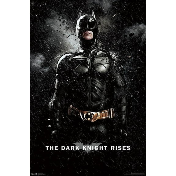 DC Comics Movie - The Dark Knight Rises - Batman Rain Wall Poster, 22.375" x 34"