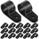 thumbnail image 4 of 50pcs Rope Light Clip Ethernet Cable Clip Coax Tv Cable Wire Holder For Wall, 4 of 6