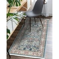 thumbnail image 4 of Unique Loom Narenj Collection Area Rug - Bristol (2' 6" x 8' Runner Blue/Beige), 4 of 7