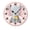 FFclock003, variant on ZXCXRQFa Wooden Clocks Butterfly Romantic Silent Non Ticking Round Wall Clock Home Decor Battery Operated Decorative for Living Room, Kitchen, Bedroom Clock Art