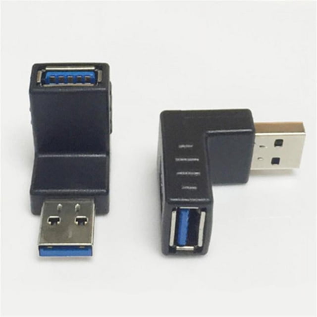 90 Degree USB 3.0 Male To Female Adapter Connector Angle HOT Extension