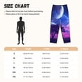 thumbnail image 3 of Susaid Dreamy Colorful Starry Sky Print Women Relaxing Pajama Pants Comfy Pj Bottoms Soft Printed Lounge Pant with Pockets, Home Pants-Medium, 3 of 6