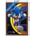 thumbnail image 4 of Sonic The Hedgehog 2 - Sonic Wall Poster, 14.725 x 22.38 Framed, 4 of 6