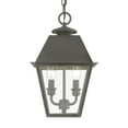 thumbnail image 4 of 27217-61 Livex Lighting Wentworth - 2 Light Medium Outdoor Pendant In Classic Style-15 Inches Tall and 9 Inches Wide-Charcoal Finish, 4 of 11