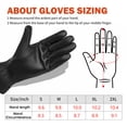 thumbnail image 3 of Outdoor Plus Leather Gloves for Men,Sheepskin Driving Gloves Touchscreen, Gift-Black, 3 of 6