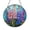 Acrylic 3.5 Inch, variant on Vibrant Lupine Suncatcher, Decorative Stained Glass Style Floral Window Hanging for Botanical Home Decor