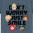 thumbnail image 3 of Disney Emoji - Princess Don't Worry Be - Toddler And Youth Short Sleeve Graphic T-Shirt, 3 of 5