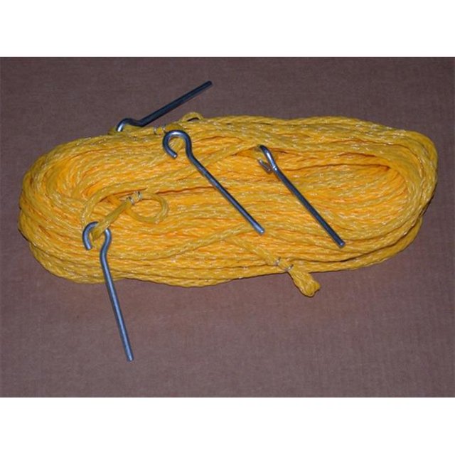 Home Court M25Y Yellow .25-inch rope Non-adjustable Grass Courtlines