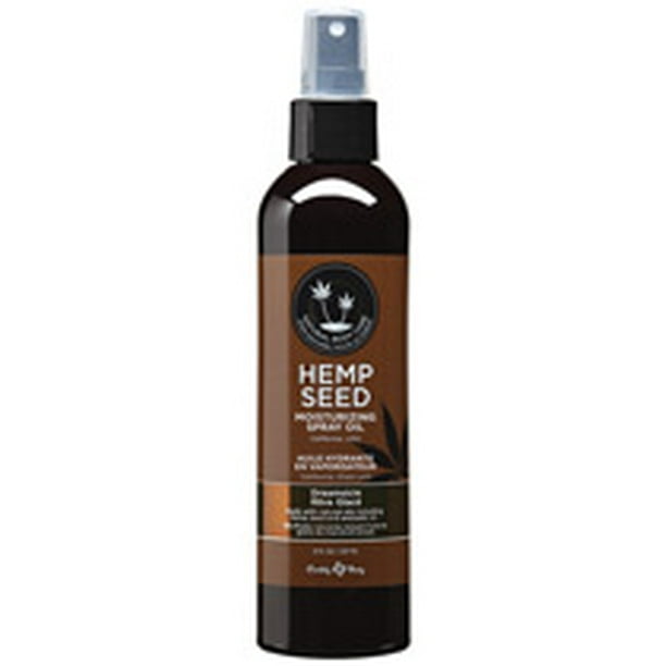 Earthly Body Glow Massage Oil Spray Dreamsicle 8 Ounces Bottle