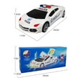 thumbnail image 6 of Kids Gift, Multifunctional Music Car Toy with Colorful Lights, Rotary Wheels & Auto Doors, 360-Degree Direction Change, Cool Music Effects, Battery-Powered Plastic Toy Car for Boys & Girls, 6 of 9
