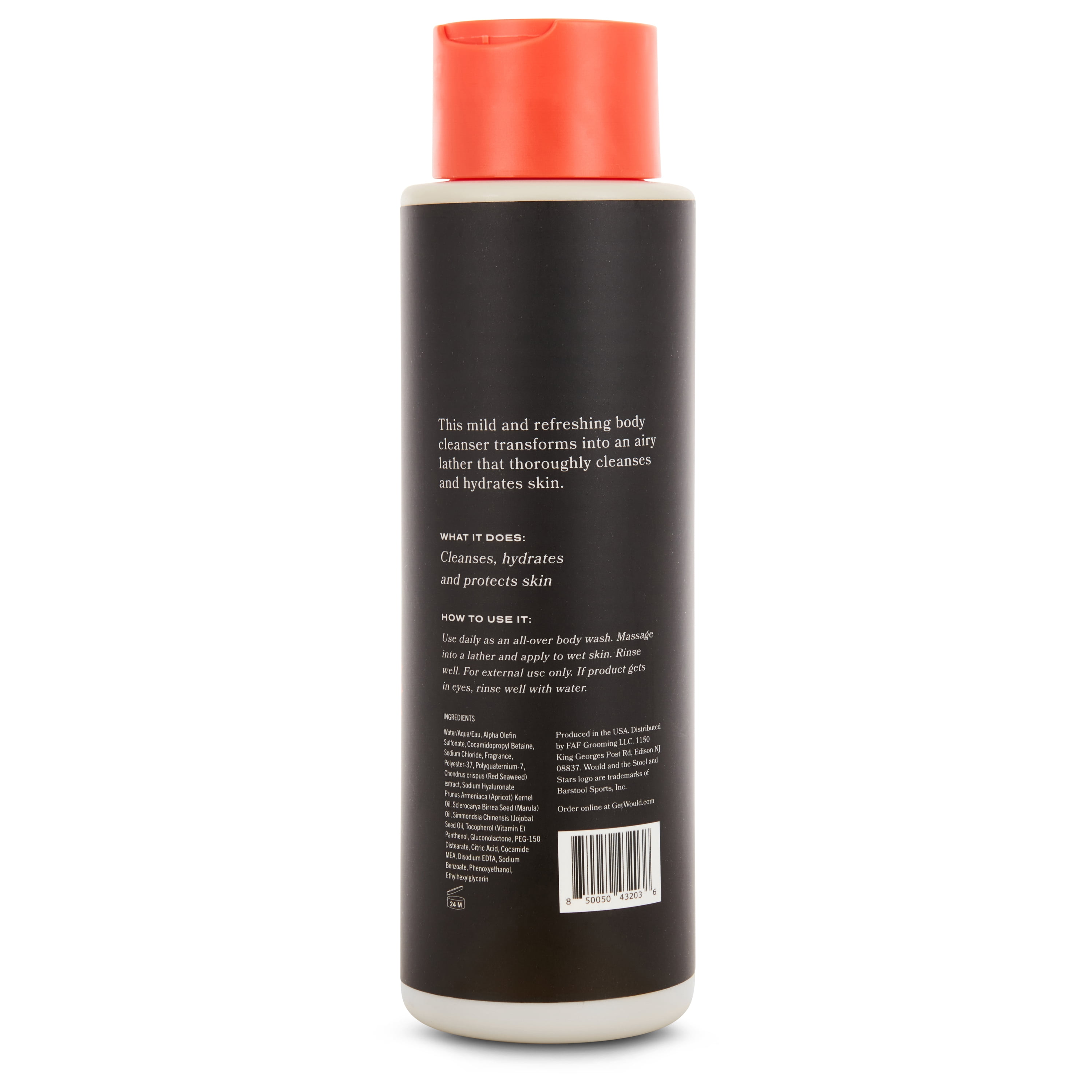 Would by Barstool Sports, Adult Body Wash, Golden Hour, 16 oz, All Skin Types