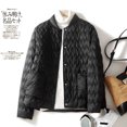 thumbnail image 4 of Chaqueta corta de algodón ligera y artística retro para mujer, chaqueta de invierno de cien torres, 4 of 5