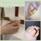 thumbnail image 4 of 10 anillos de diamantes de imitación de 5 estilos, de aleación, ajustables, de plata, elásticos, apilables, accesorios de joyería, 4 of 9