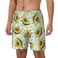 thumbnail image 2 of Xecao Avocado Doing Sport for Men's Swimming Trunks Swim Trunks Quick Dry Swim Shorts with Mesh Lining Funny Swimwear Bathing Suits, 2 of 9