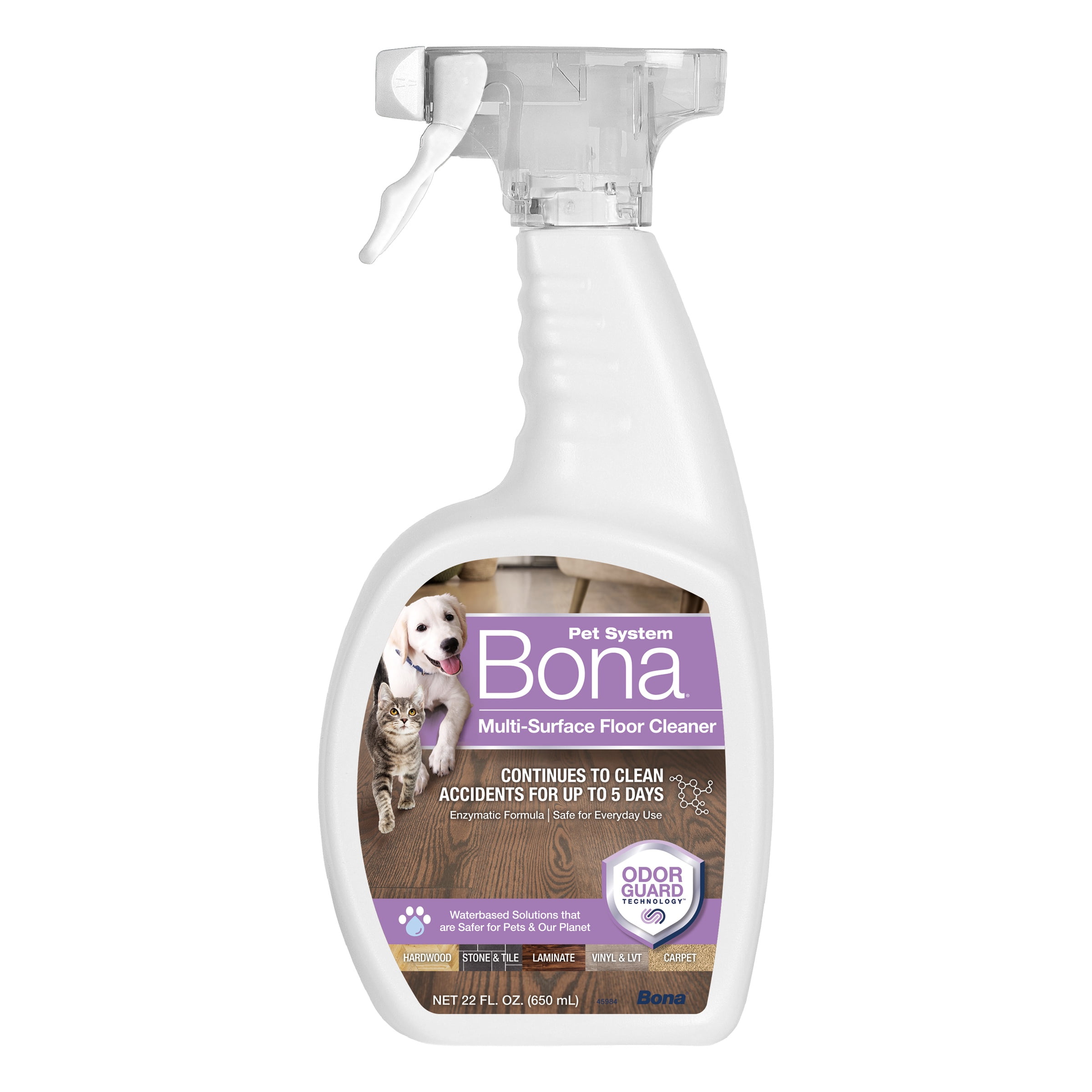Bona® Pet System Multi-Surface Floor Cleaner, Pet Formulation 22oz