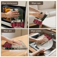 thumbnail image 5 of 6 Pcs Funny Kitchen Towels,Red and Green Christmas Pattern Microfiber Dish Towels,Kitchen Tea Towels,Kitchen Towel Set (18" X 26"), 5 of 7