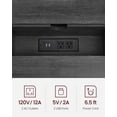 thumbnail image 5 of Narrow Console Table 70.9" with 2 Outlet and 2 USB Ports Sofa Table with Charging Station Long Entryway Table for Hallway Living Room Black, 5 of 7