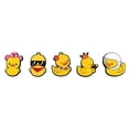 thumbnail image 2 of Accesorios para Calzado Prichos Shiny Duck Multicolor de PVC 5 Piezas por Empaque, 2 of 4