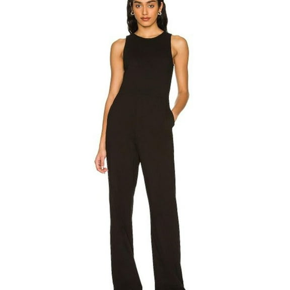 n:philanthropy Womens Pamela Jumpsuit, Black, Large