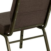 Flash Furniture Hercules Series Upholstered Padded Event Chair for Churches and Venues, Dark Gray