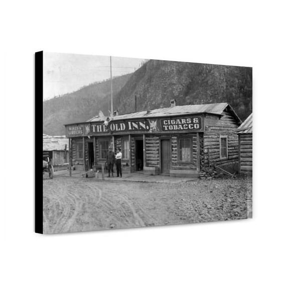 Canvas Print: The Old Inn, circa 1900