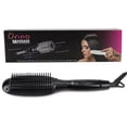 thumbnail image 4 of Orino Electric Hair Straightening Brush Hot Air Vibrating Comb- Jet Black, 4 of 6