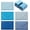 Blue, variant on KALAKALA 100 Pack Mini Envelopes with Note Cards in 5 Colors for Wedding, Birthday, Baby Showers, 4 x 2.7 Inches (Pink)