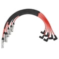 thumbnail image 1 of Cables de bobina de bujía de automóvil Unique Bargains de 7 mm, aptos para VW Golf Jetta Passat No.021998031A/021998031 - Paquete de 6, 1 of 7
