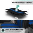 thumbnail image 5 of FH Group Universal Fit Cloth Striking Striped Car Seat Covers for Auto, SUV, VAN Airbag Compatible, Easy to Install, UV-Resistant & Durable - Full Set, 5 of 8