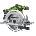 thumbnail image 1 of Greenworks 24V Brushless 6-1/2" Circular Saw, 4,800 RPM, Adjustable Cutting Depth 45°/90°, Tool Only, 1 of 7