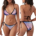 thumbnail image 3 of Fotbe Night Sky Elk Traje de Baño para Mujer de Dos Piezas – Bikini Sexy de Tirantes Tipo Halter con Diseño Triangular, 3 of 6