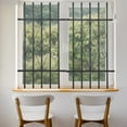 thumbnail image 3 of 2 PCS Black Rectangular Window Bar Guard Window Security Bars Sturdy Window Guard 24*36 For Home, 3 of 19