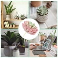 thumbnail image 5 of Uxcell Artificial Succulent Plants Unpotted Fake Succulents Simulation Plants Burgundy 2 Pack, 5 of 5