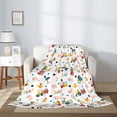 thumbnail image 2 of Sikiie Cute tractor and vehicle Print Cozy Flannel Fleece Throw Blanket: Lightweight & Thick for All Seasons - Perfect for Women, Men, & Kids-40"x30", 2 of 6