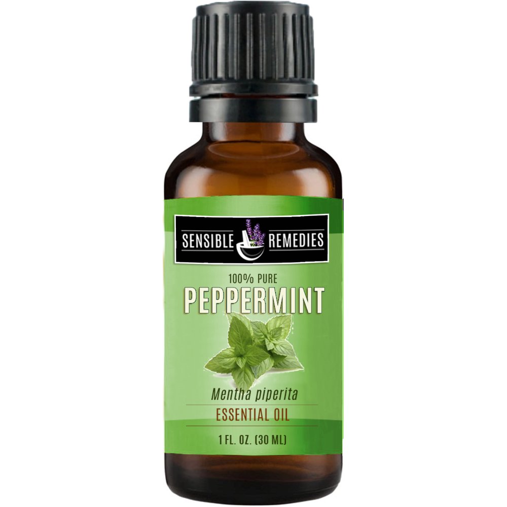 Sensible Remedies Peppermint 100 Therapeutic Grade Essential Oil, 1 fl