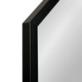 thumbnail image 4 of Kate and Laurel Laverty Modern Oblong Octagon Framed Wall Mirror, 24 x 36, Black, Geometric Wall Decor, 4 of 8
