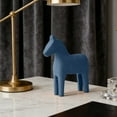 thumbnail image 6 of Mnhhatv Large Wooden Horse Sculpture Home Decor for Living Room TV Cabinet Tea Table Display Minimalist Modern Style with Smooth Lines and Calm Colors for Shelf Table Office Accent and Art Collection, 6 of 6
