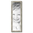 thumbnail image 2 of ArtToFrames 9" x 30" Antique Silver Panel Picture Frame, 9x30 inch Silver Wood Poster Frame (WOM-4760), 2 of 7