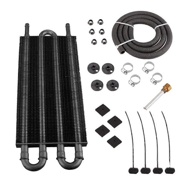 4 Row 6 Row 8 Row Transmission Oil Cooler Auto Manual Radiator Aluminum Transmission Fluid Cooler Automobile Modified Parts