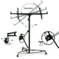 thumbnail image 3 of Yeshouse Drywall Lift, 11 FT Sheetrock Lift Drywall Lift, 150 LBS Capacity Drywall Lift Panel Hoist with 360° Adjustable Telescopic Arm & 3 Lockable Wheels, 3 of 7