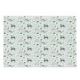 thumbnail image 1 of Forest Cutting Board, Enchanted Woodland Creatures Deer with Curved Antlers Foliage Dotted Rocks Pattern, Decorative Tempered Glass Cutting and Serving Board, Large Size, Multicolor, by Ambesonne, 1 of 1